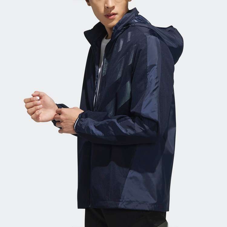adidas neo M CS 3S WB Casual Sports hooded Windproof Jacket Blue DW8119