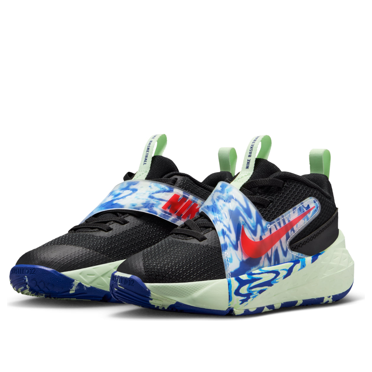 (PS) Nike Team Hustle D 12 'Black Royal Volt Bright Crimson' IQ0814-001
