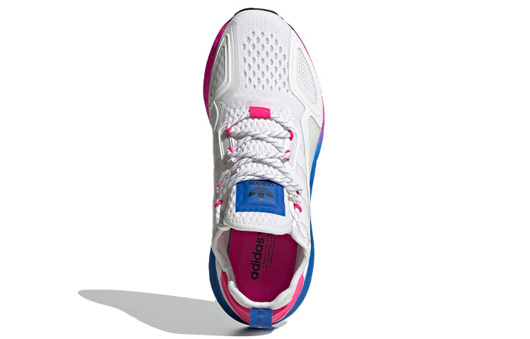 (WMNS) adidas ZX 2K Boost 'White Pink Blue' FY0605
