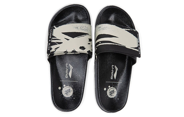 (WMNS) Li-Ning x OG_SLICK Slides 'Black' AGAP022-2
