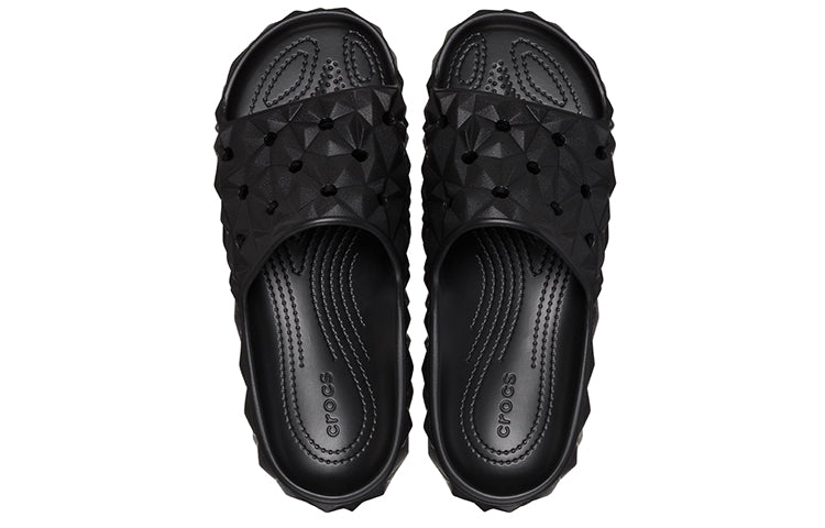 Crocs Classic Geometric Slides 'Black' 209608-001