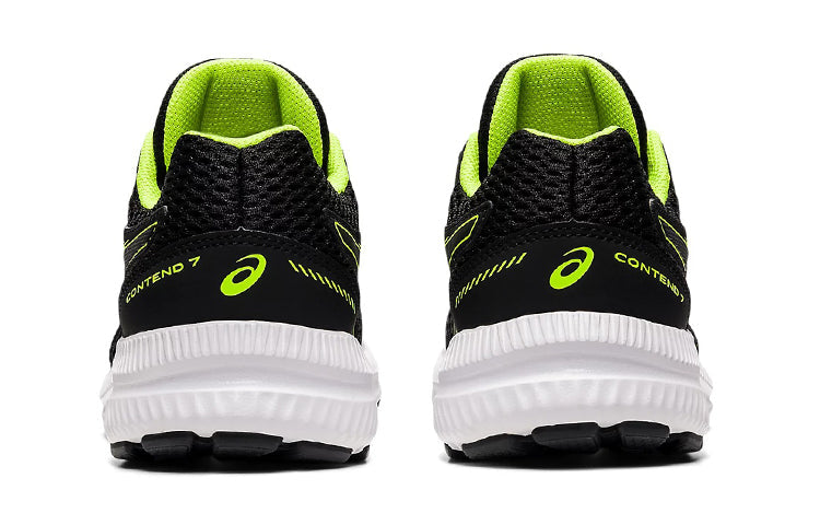 (GS) ASICS Contend 7 'Black Hazard Green' 1014A192-005