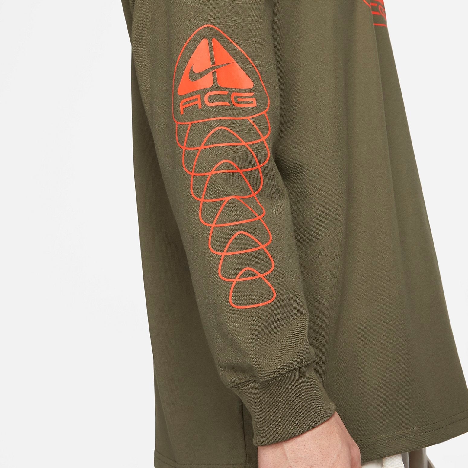 Nike ACG Long Sleeve Tee 'Olive Green' DX9455-325