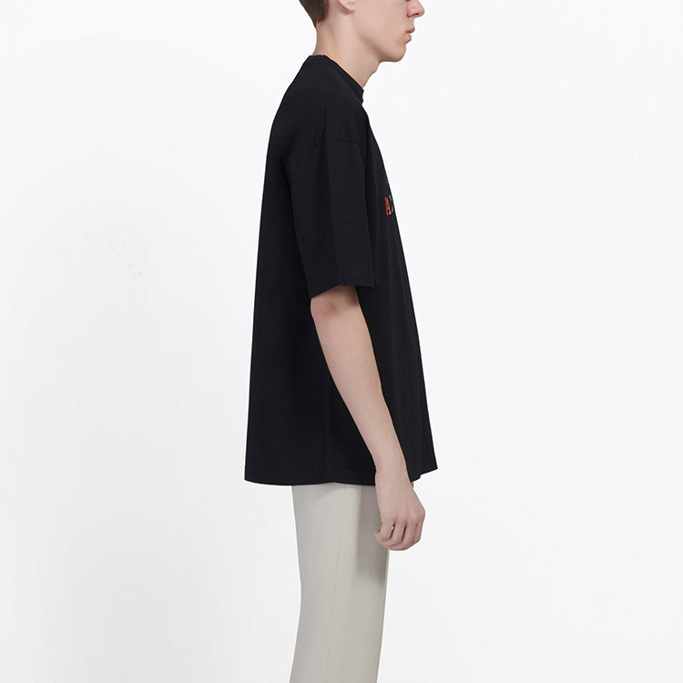 Balenciaga BB Rainbow Logo T-Shirt 'Black' 570805TEV531000