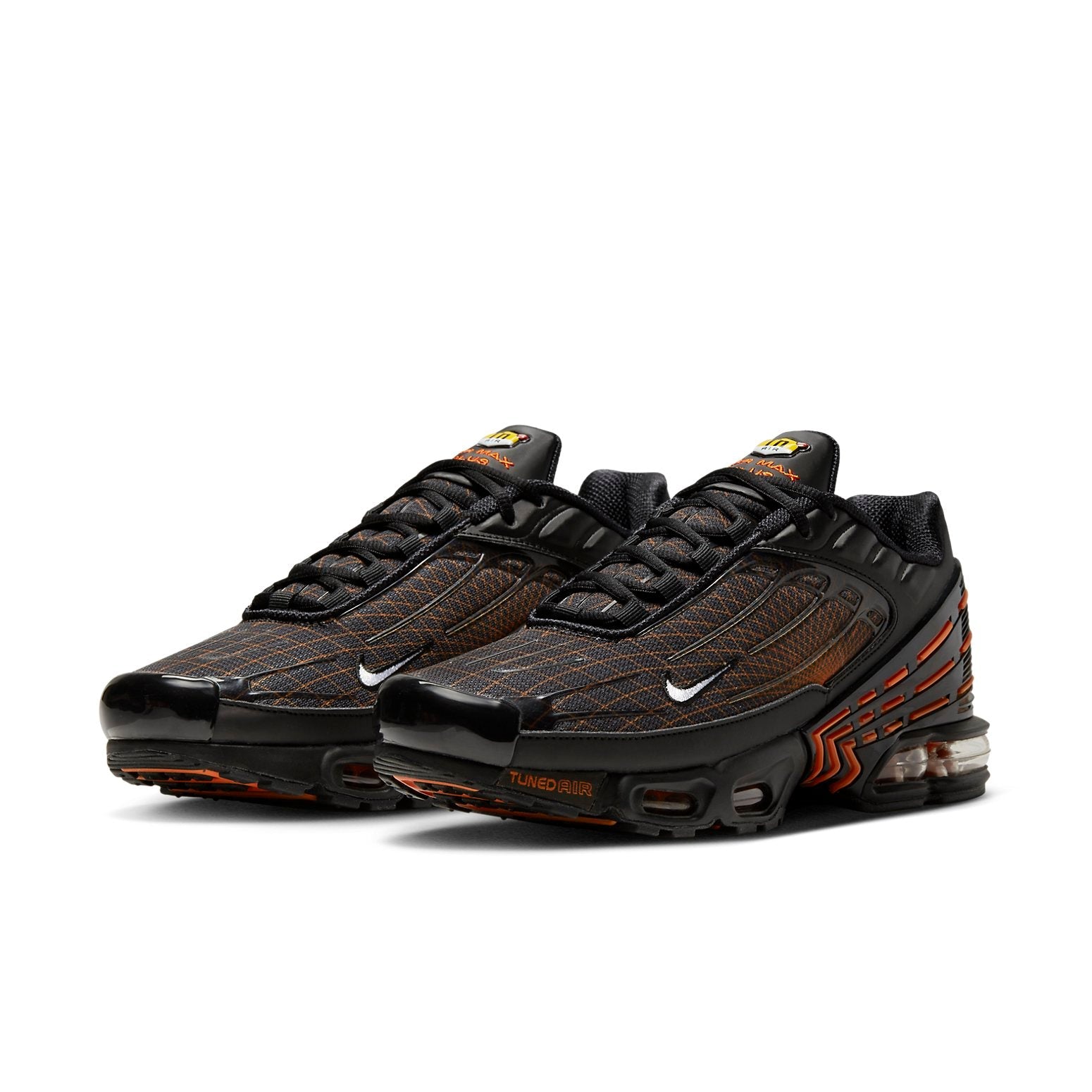 Nike Air Max Plus 3 'Black Orange Spirograph' FB3352-001