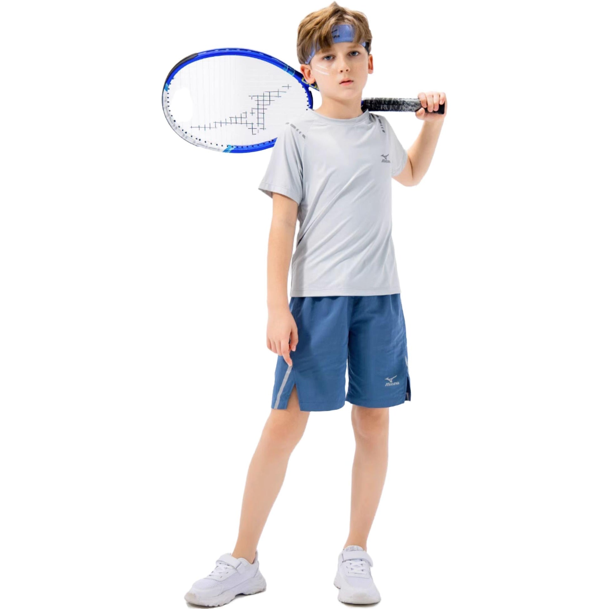 (GS) Mizuno Casual T-shirt 'Grey' T3036