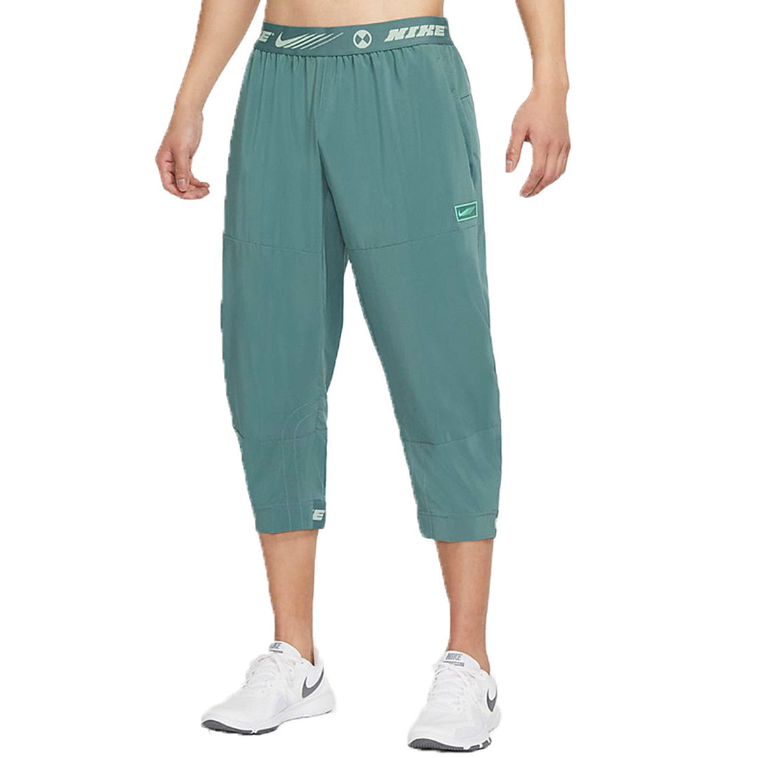 Men's Nike Sport Clash Casual Fitness Training Sports Cropped Pants/Trousers Green CZ1495-387