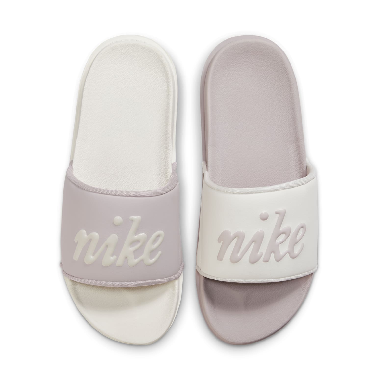 (WMNS) Nike Offcourt Slides 'Sail Platinum Violet' FQ7646-102