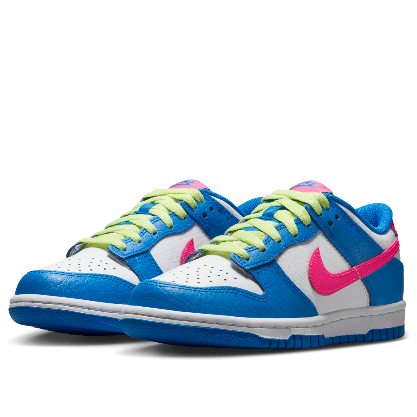 (GS) Nike Dunk Low 'Photo Blue White Light Lemon Twist Hyper Pink' IB7747-406