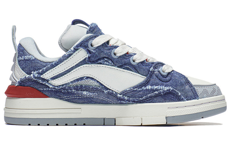 (WMNS) Li-Ning Superwave Golden 'Denim Blue White' AECS074-10
