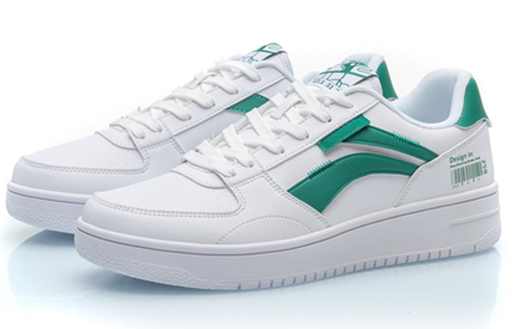 Li-Ning No.258 Classic Leisure Low 'White Green' AGCN357-4