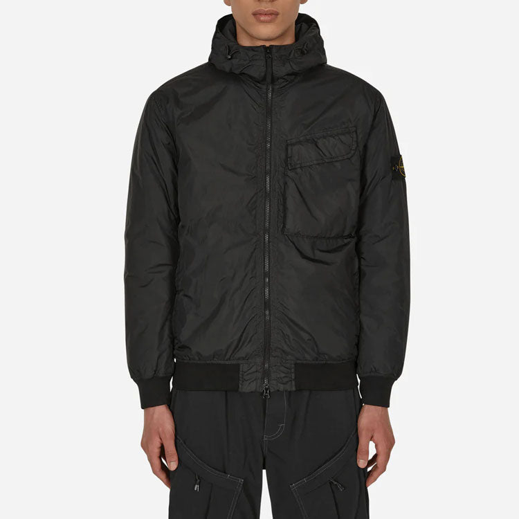 STONE ISLAND Pocket Detail Crinkle Reps Jacket 'Black' 771540723-V0029