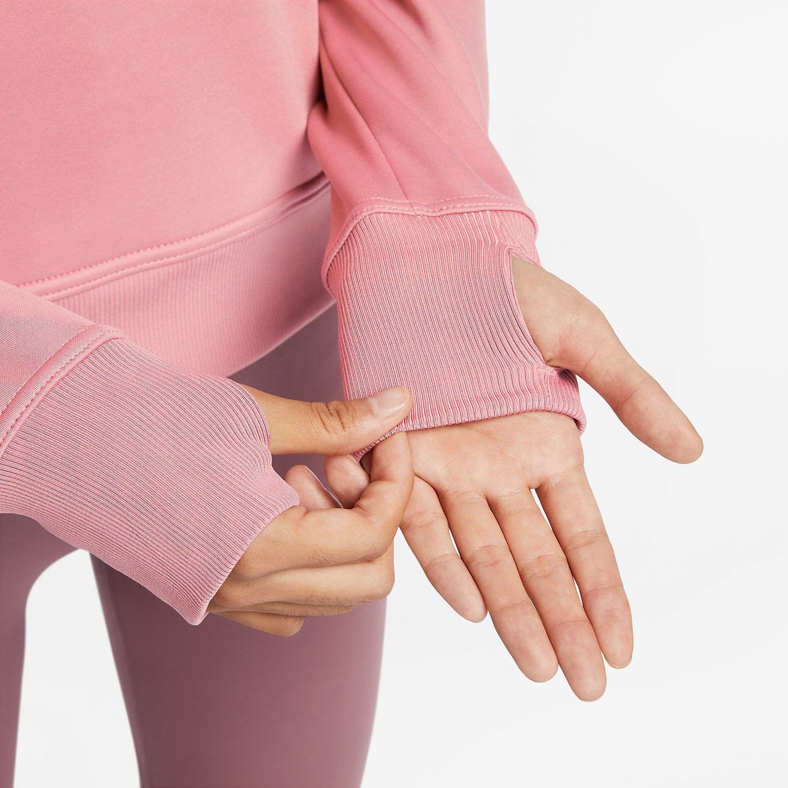 (WMNS) Nike Flight Fleece pullover hooded top 'Pink' FB5211-618