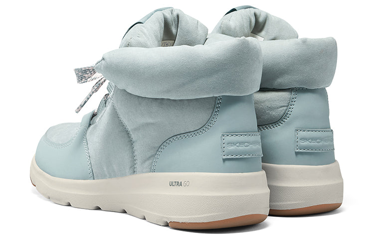 (WMNS) Skechers Glacial Ultra Boots 'Light Blue' 144194-LTBL