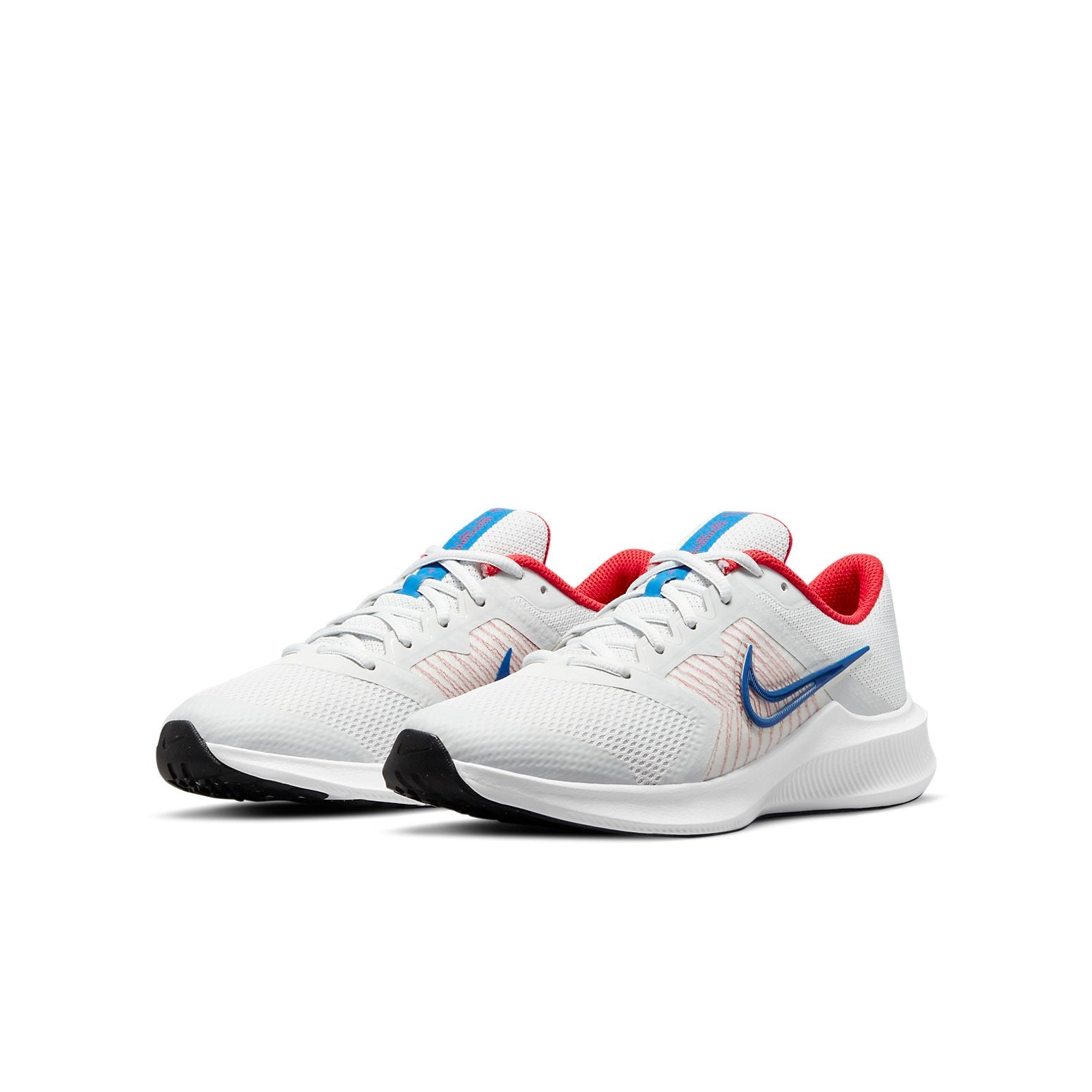(GS) Nike Downshifter 11 Low-Top White/Blue CZ3949-013