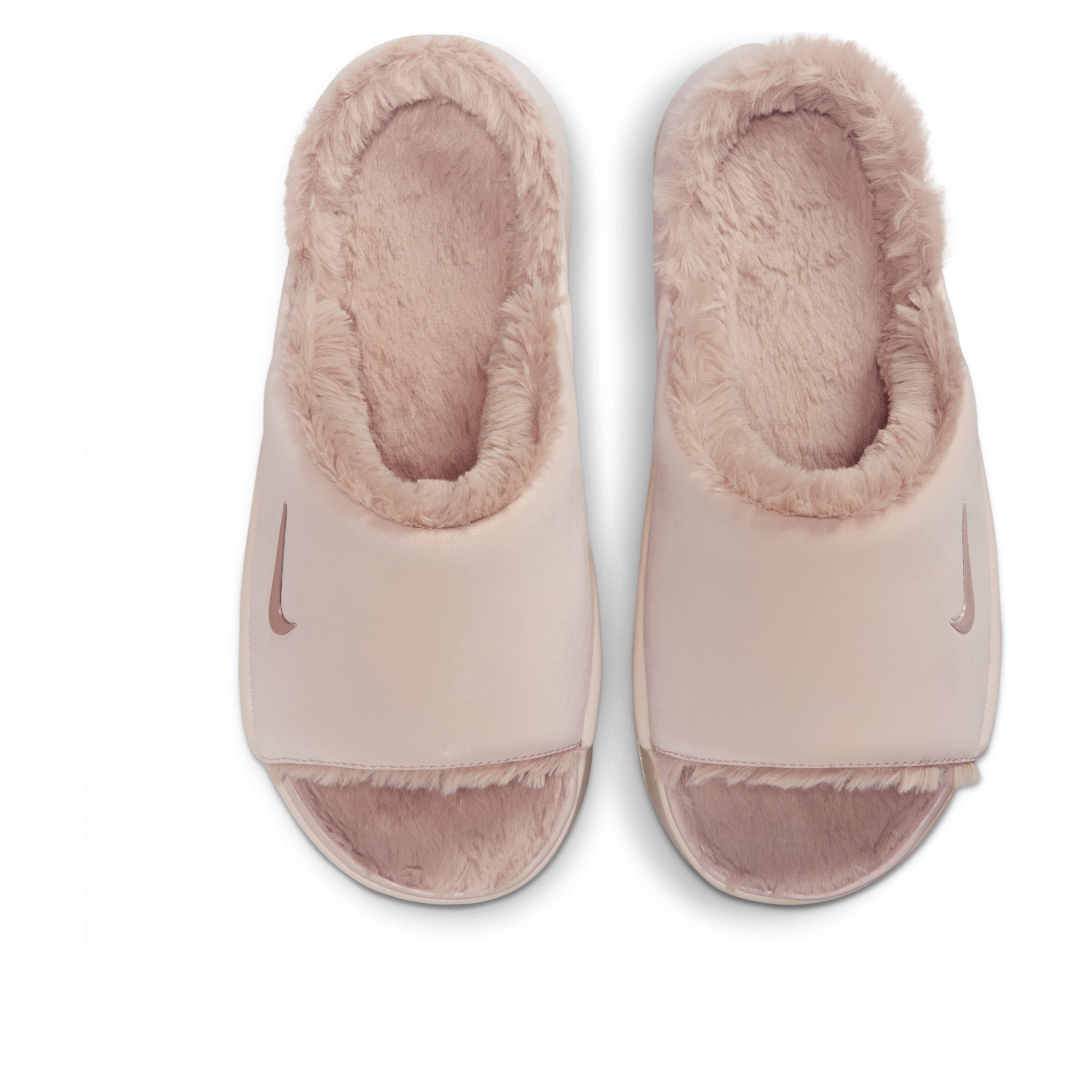 (WMNS) Nike Calm Elevation Fur Slides 'Slit Red Malt' HV8560-600