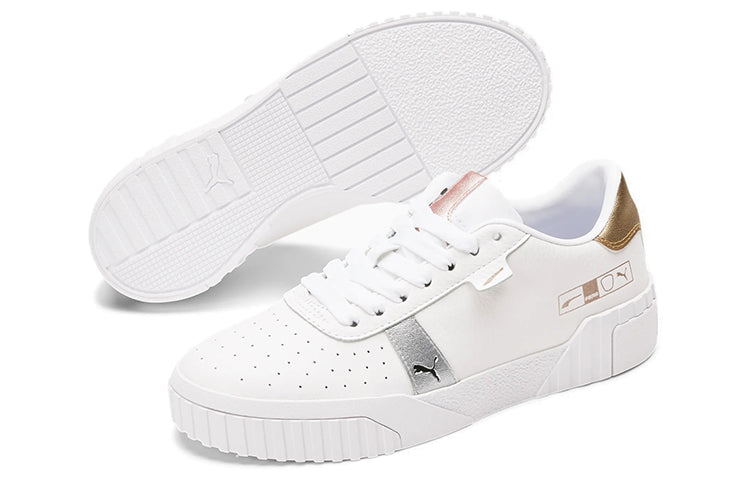 (WMNS) PUMA Cali Hacked Metallic 'White Gold' 373838-02
