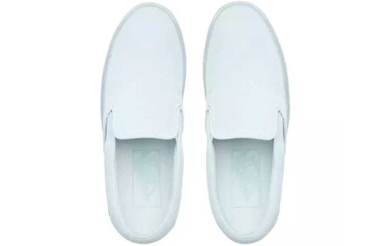 Vans Classic Slip-On Platform 'Suede Outsole - Blue Flower' VN0A3JEZQFB