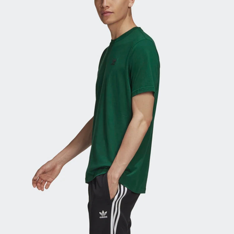 adidas originals Casual Sports Round Neck Pullover Short Sleeve Green GD2550