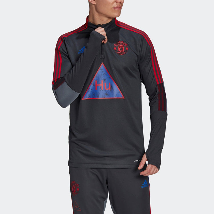 adidas x Crossover Mufc Hu Tr Top Manchester United Soccer/Football Sports Gray GK7722