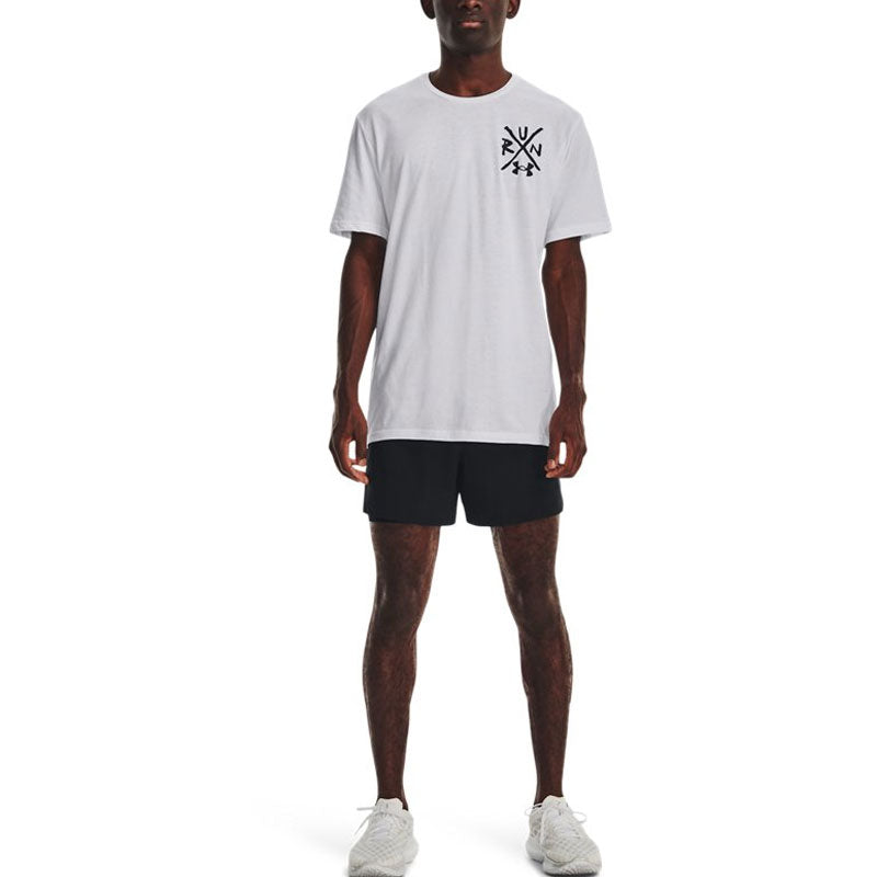 Under Armour Run Like Hell T-shirt 'White' 1376972-100