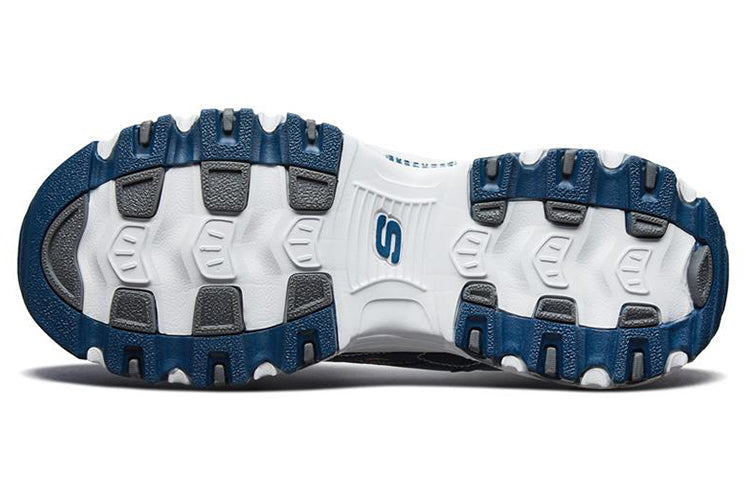(WMNS) Skechers D'Lites Low-Top Daddy Shoes Blue 13082-NVY