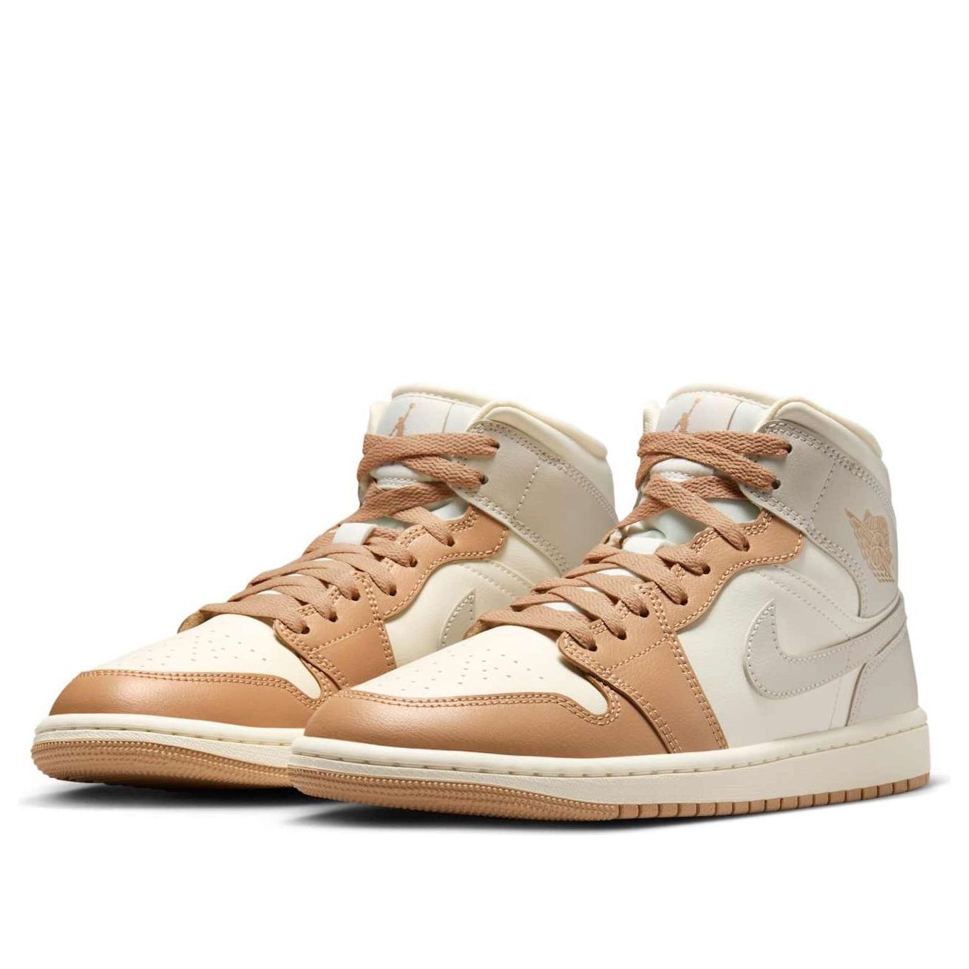 (WMNS) Air Jordan 1 Mid 'Pale Ivory' BQ6472-118