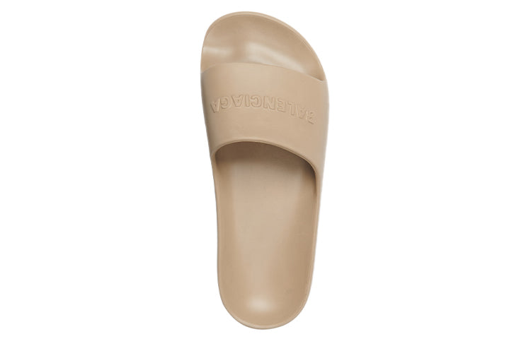 (WMNS) Balenciaga Chunky Slide Sandals 'Beige Rubber' 654315W1S899230