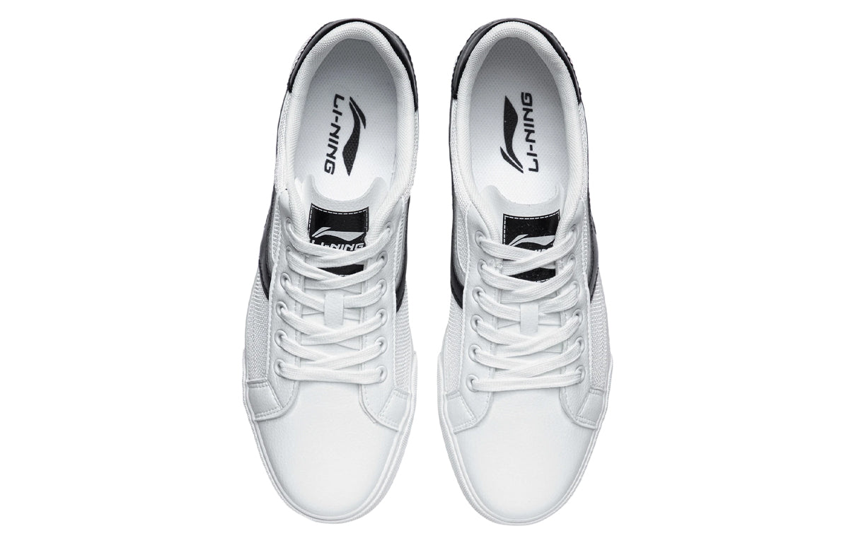 Li-Ning Vintage Skate Shoes 'White Black' AGCR395-1
