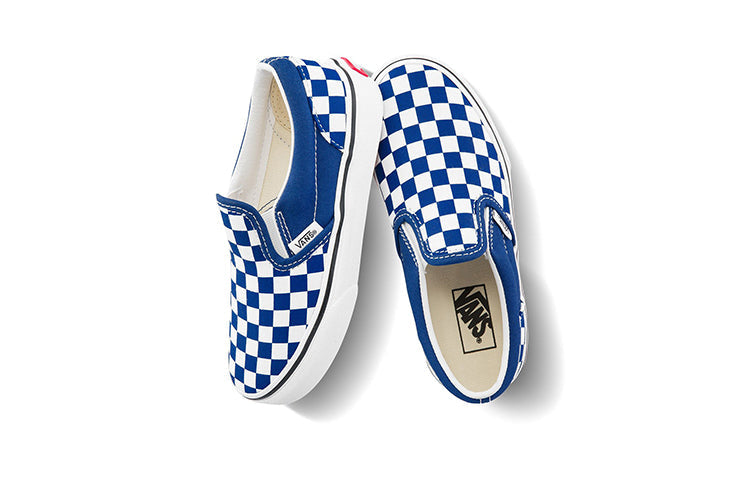 (PS) Vans Classic Slip-On Checkboard 'Blue White' VN0A4BUT2J8