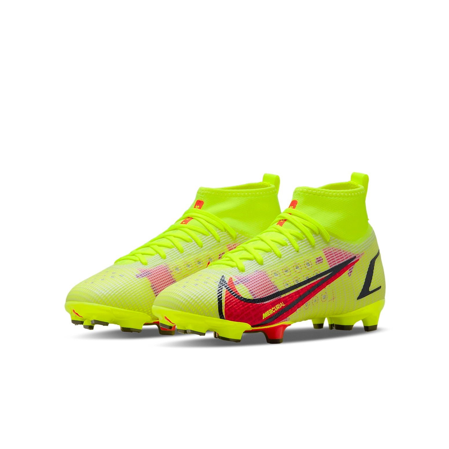 (GS) Nike JR Superfiy 8 Pro FG Firm Ground Yellow CV0804-760