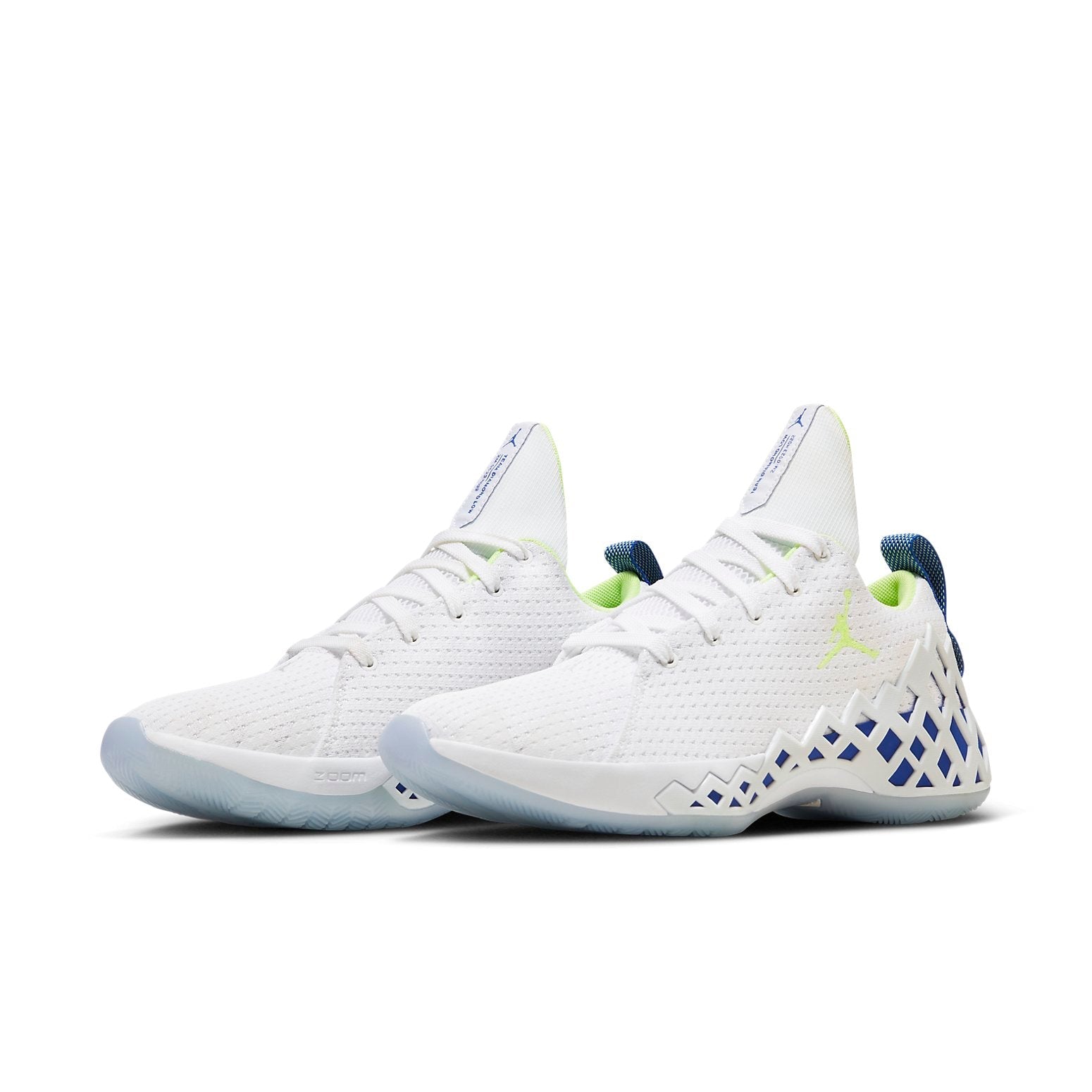 Air Jordan Jumpman Diamond Low PF 'White Blue Green' FB7169-131