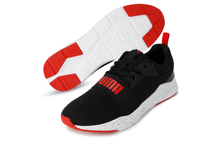 PUMA Wired Speckled Imeva 'Black White Red' 373200-01