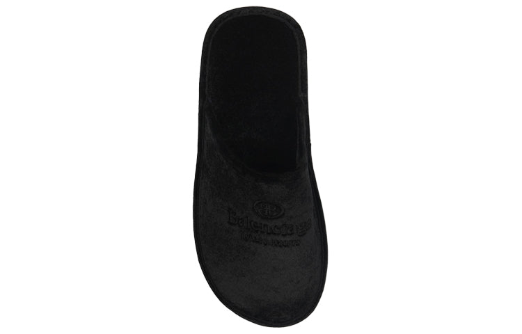 Balenciaga Home Embroidery Sandals Black 617603W2BS11000