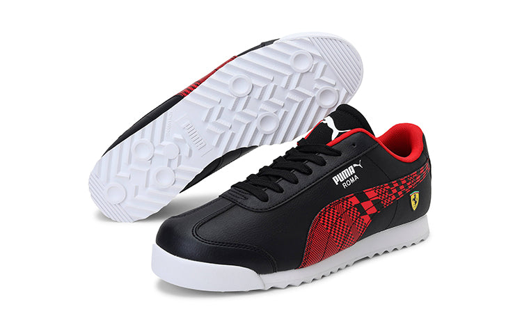 (GS) PUMA Scuderia Ferrari Roma Running Shoes Black/Red/White 339973-04