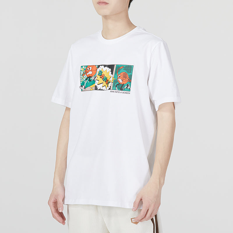 adidas Lil' Stripe Basketball Graphic Tee 'White' IC1866