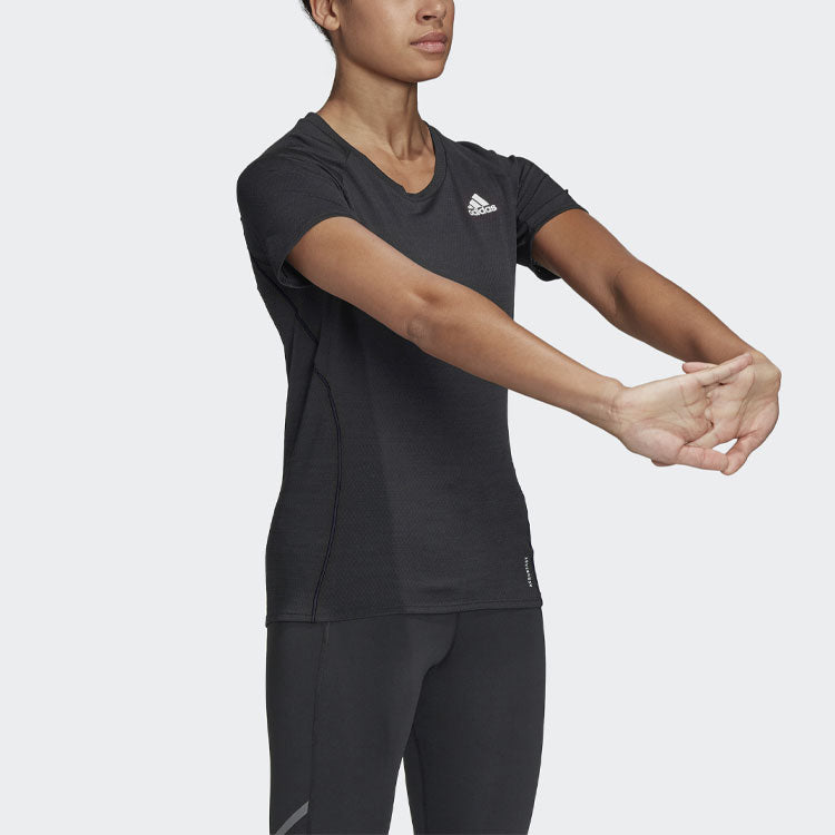 (WMNS) adidas Adi Runner Tee Black FM7641