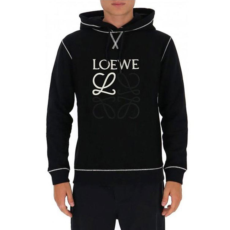 LOEWE Tangram Cotton Embroidery Male Black H526341XAL-1100