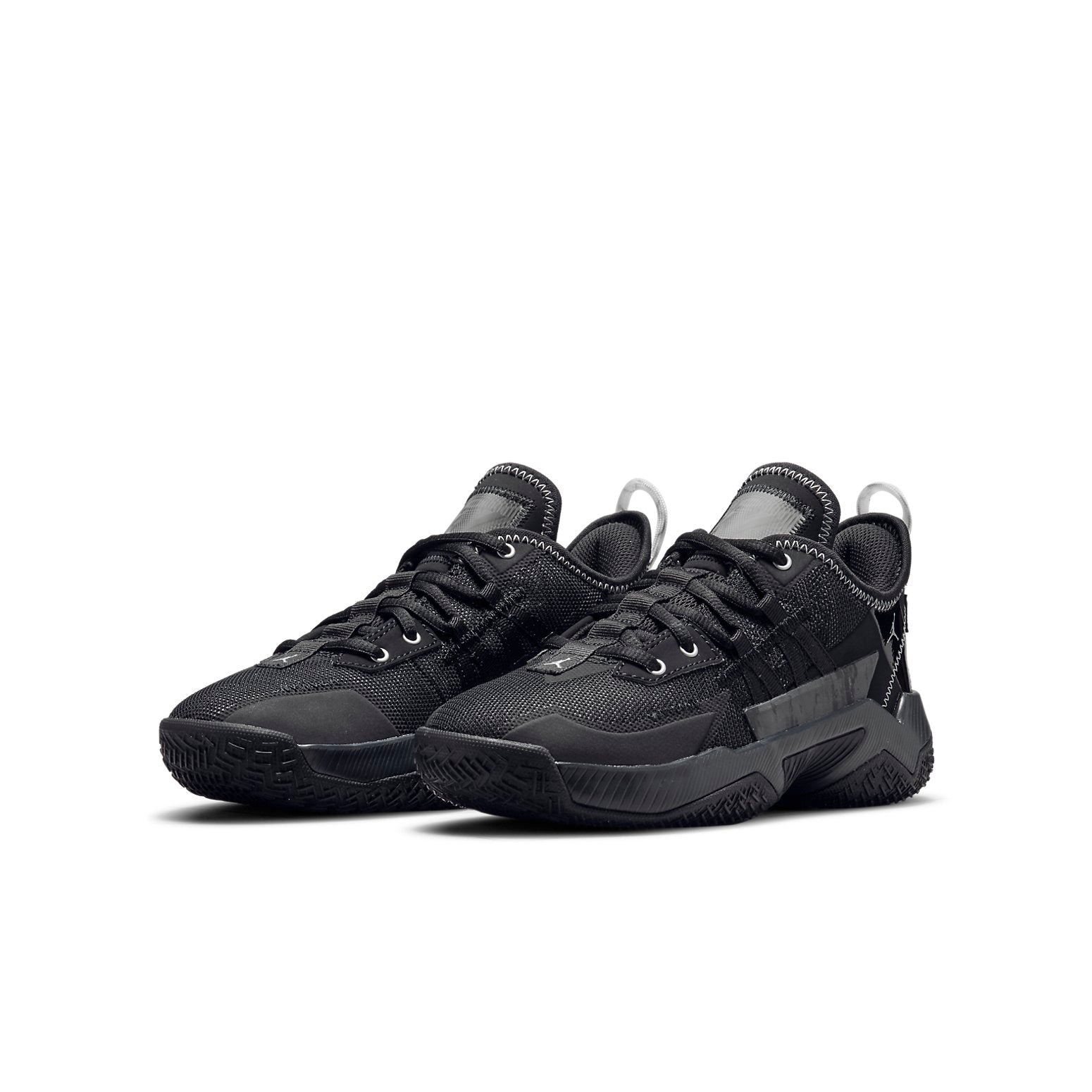 (GS) Air Jordan Westbrook One Take 2 'Black Metallic Silver' CZ0840-001