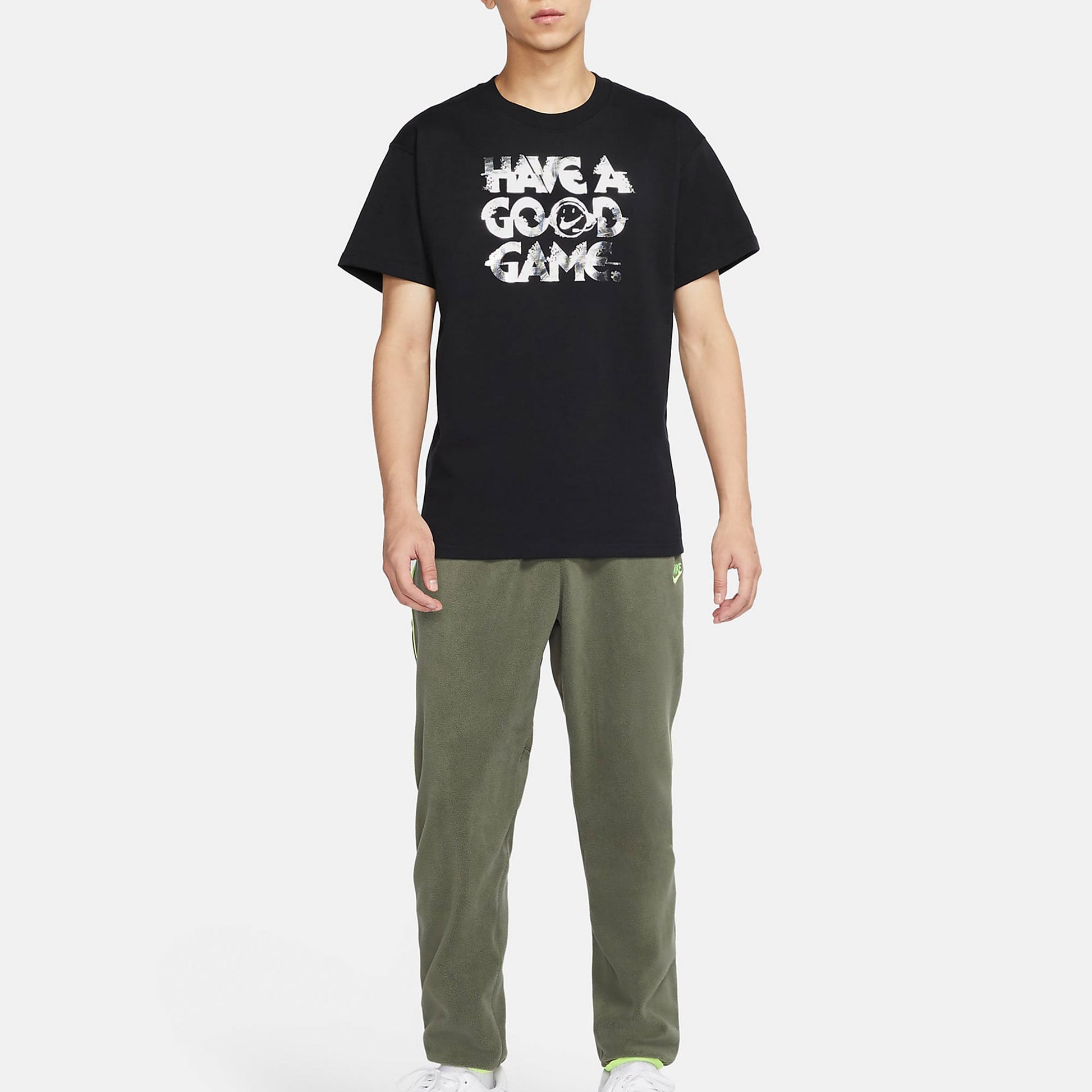 Nike Sportswear Max 90 Printed Round Collar Casual Short Sleeved Male Black DC3939-010