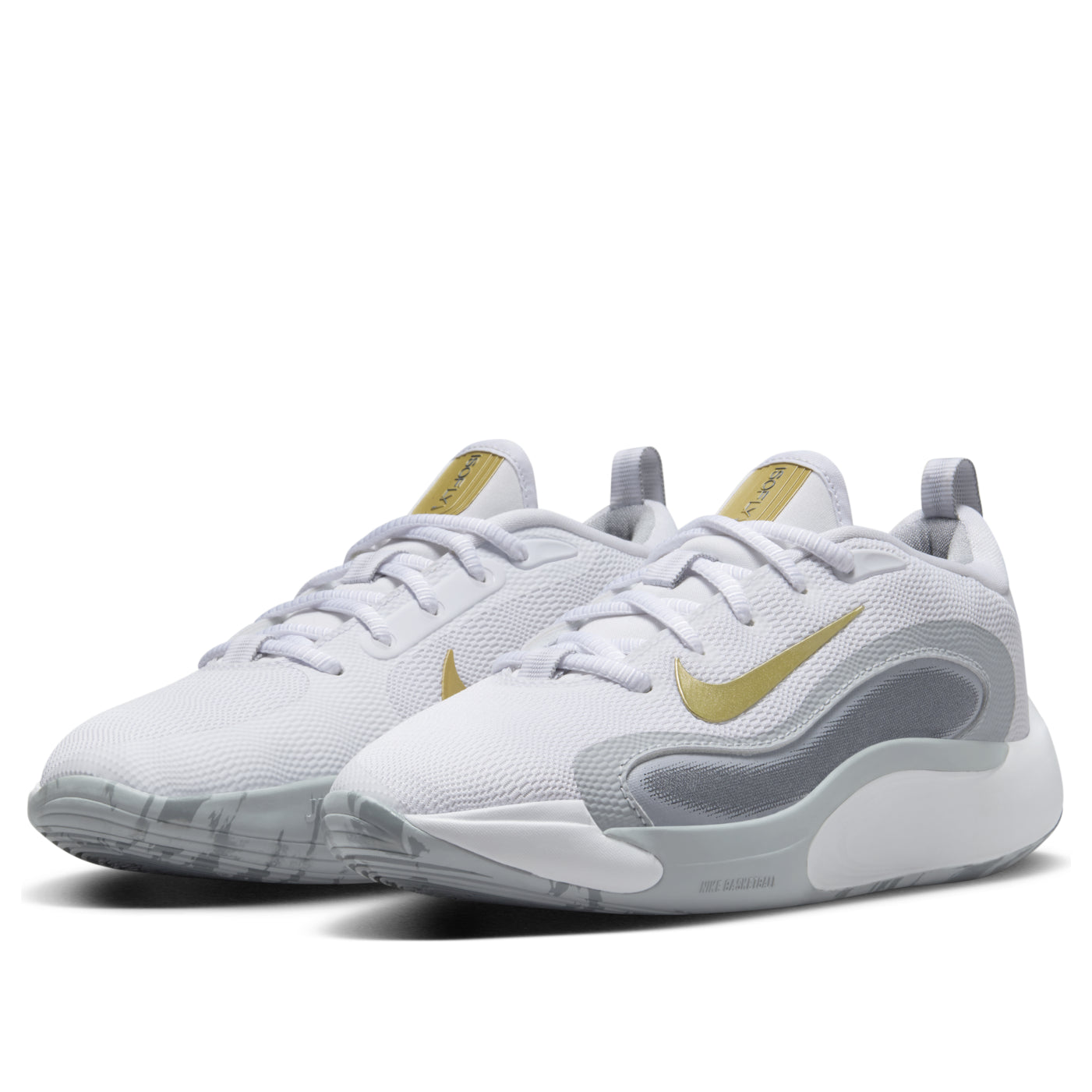 (GS) Nike IsoFly 'White Cool Grey Gold' FN4384-100