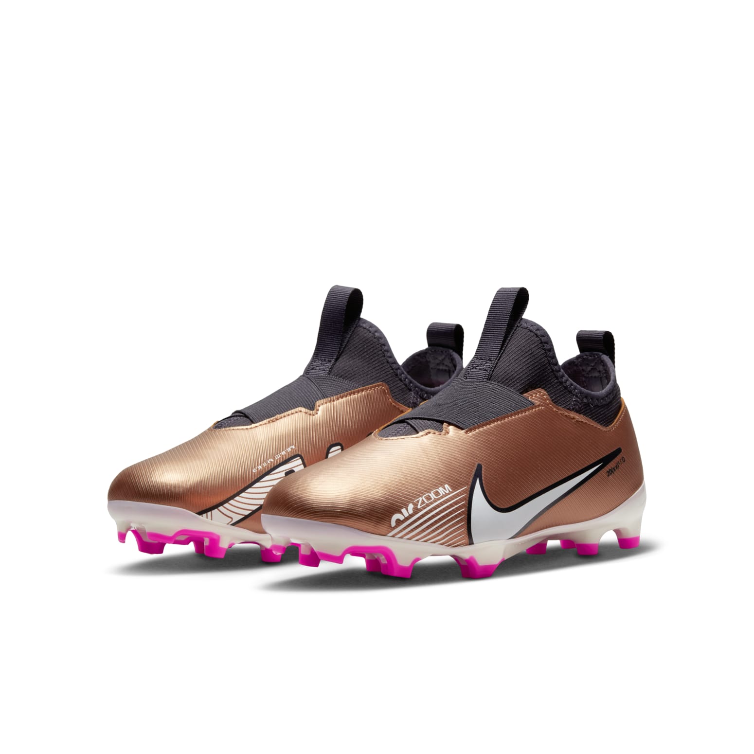 (GS) Nike Zoom Mercurial Vapor 15 Academy MG 'Metallic Copper' DR6046-810
