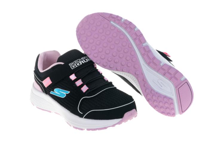 (GS) Skechers Go Run Consistent Shoes 'Black Pink' 319033L-BKLV