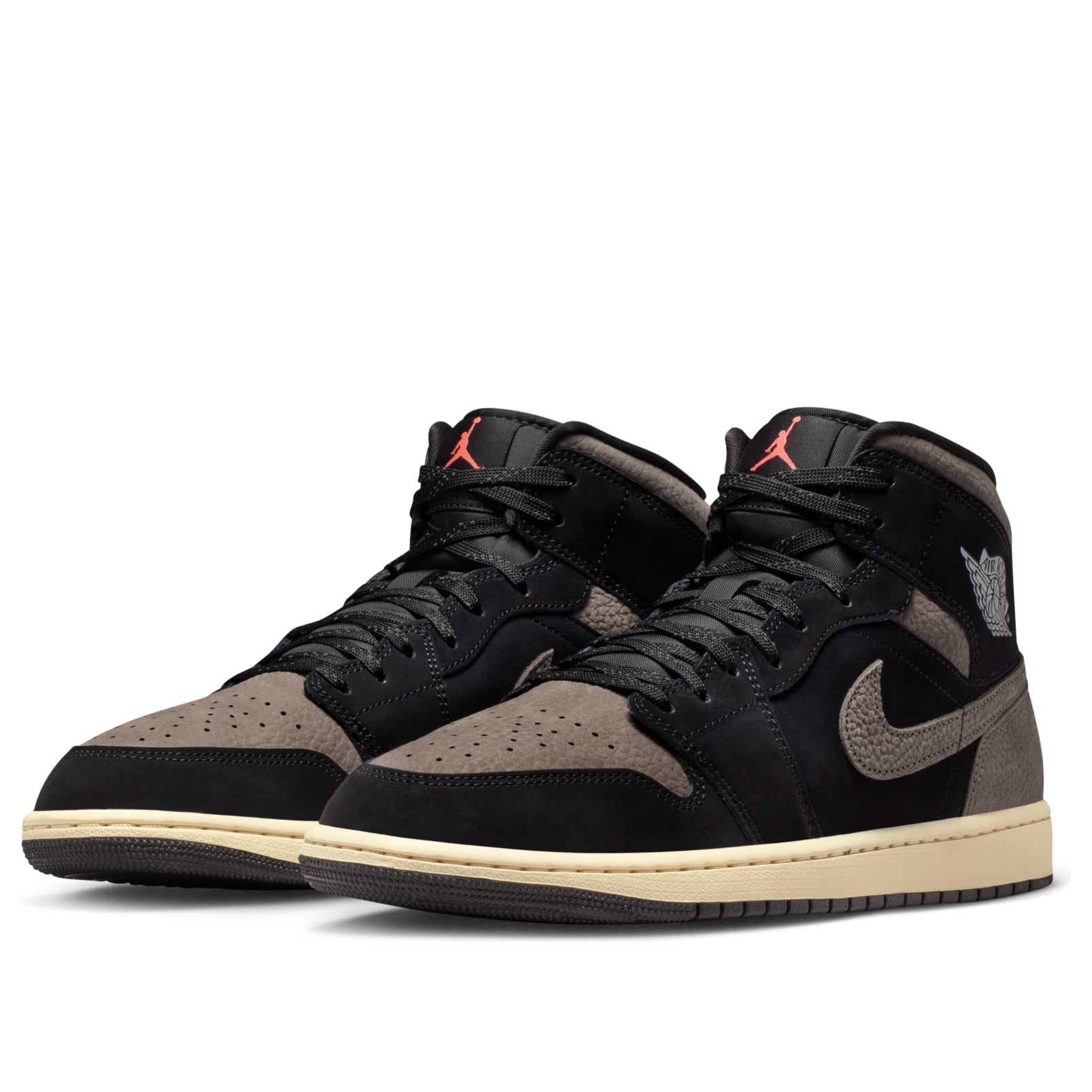 Air Jordan 1 Mid 'Black Olive Grey' IB7110-002