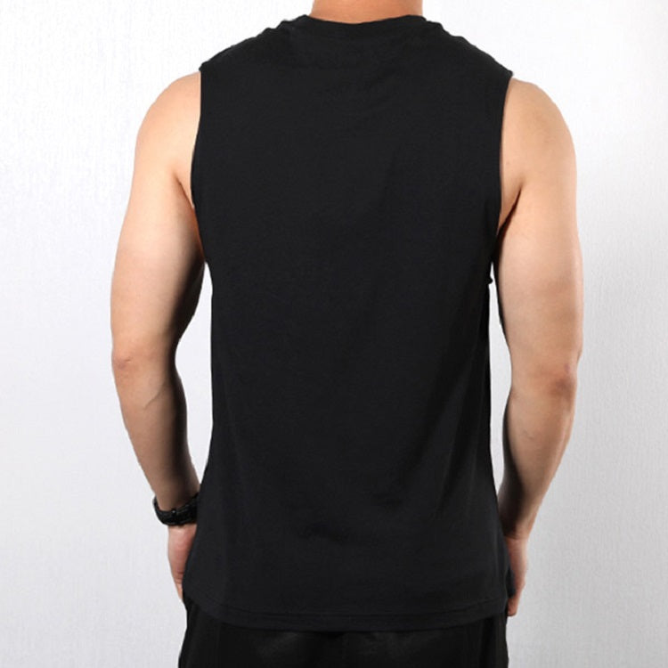 adidas Sports Stylish Round Neck Vest Black DT9936