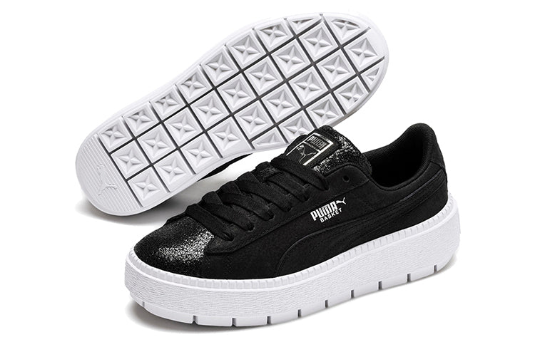 (WMNS) PUMA Biohacking Platform Low-top Black/White 369160-03