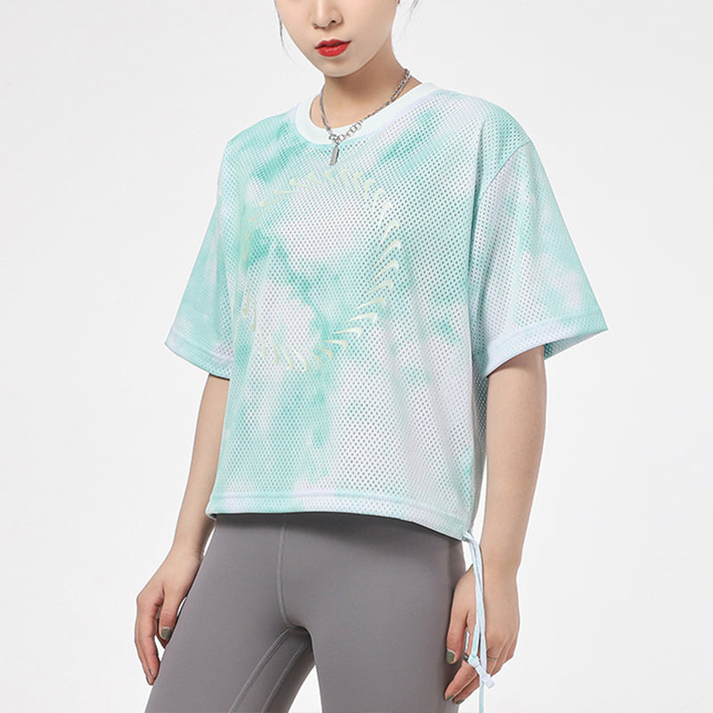 (WMNS) Nike Sportswear Icon Clash Printing Round-neck Green CZ9325-342