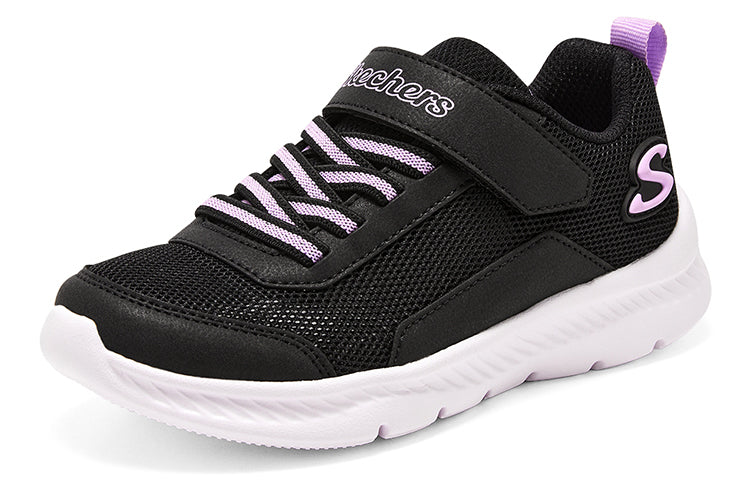 (GS) Skechers Wavy Lites 'Black Purple' 319300L-BKLV
