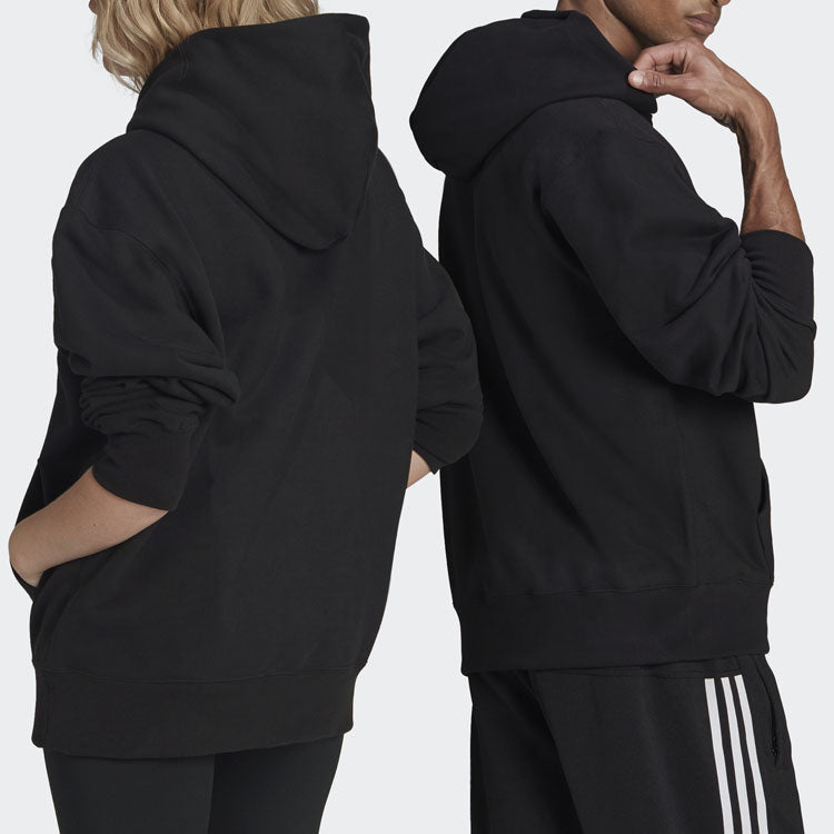 adidas originals Embroidered Small Label Solid Color Sports Black HF6373