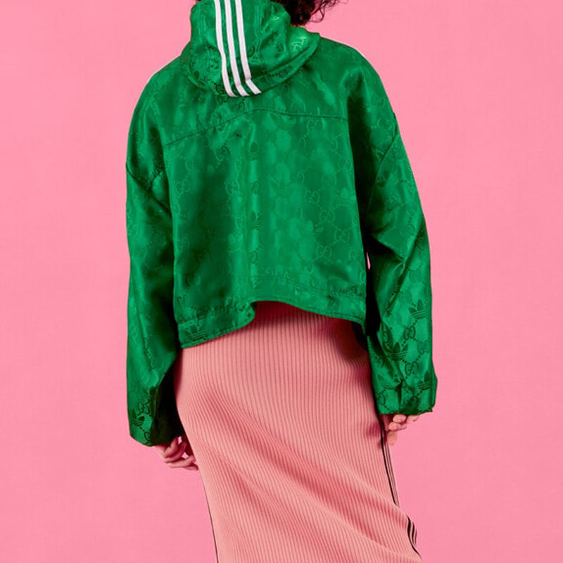 (WMNS) Gucci x adidas Bomber Jacket 'Green' 697438-ZAJFW-3778